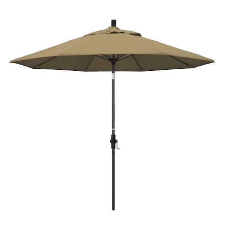 Patio Umbrella, Octagon, 101 H, Olefin Fabric, Straw