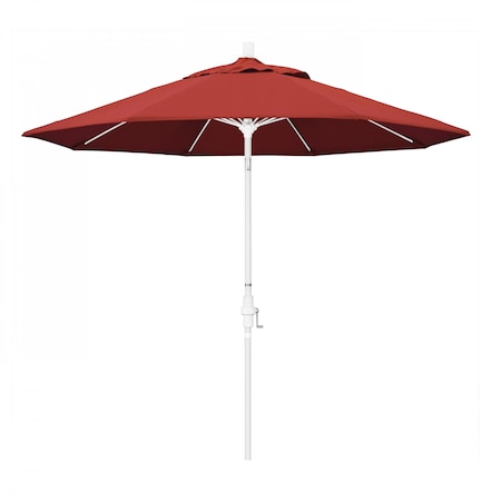 Patio Umbrella, Octagon, 101 H, Sunbrella Fabric, Jockey Red