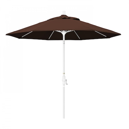 Patio Umbrella, Octagon, 101 H, Sunbrella Fabric, Bay Brown