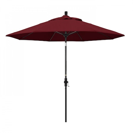Patio Umbrella, Octagon, 101 H, Sunbrella Fabric, Spectrum Ruby