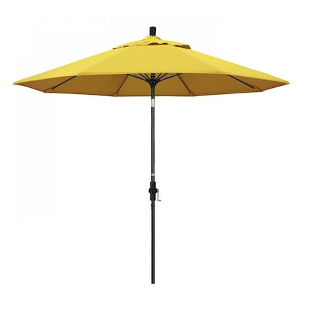 Patio Umbrella, Octagon, 101 H, Olefin Fabric, Lemon