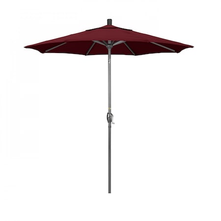 Patio Umbrella, Octagon, 95.5 H, Sunbrella Fabric, Spectrum Ruby