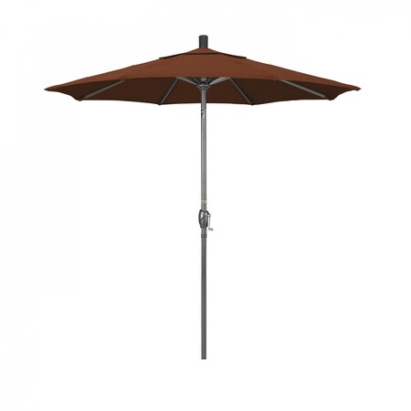 Patio Umbrella, Octagon, 95.5 H, Olefin Fabric, Terracotta