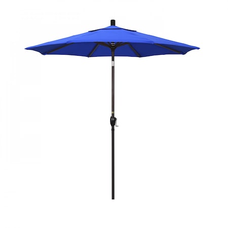 Patio Umbrella, Octagon, 95.5 H, Sunbrella Fabric, Pacific Blue