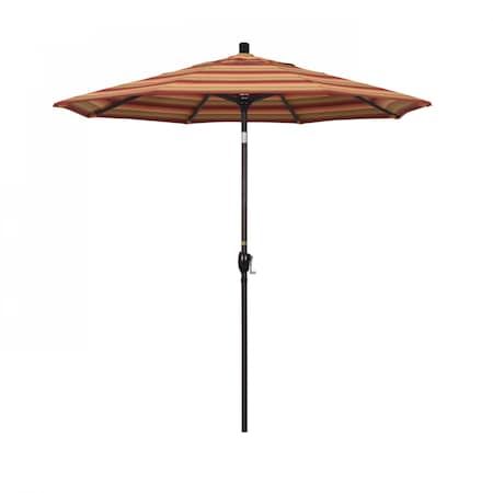 Patio Umbrella, Octagon, 95.5 H, Sunbrella Fabric, Astoria Sunset