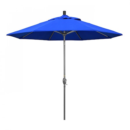 Patio Umbrella, Octagon, 101 H, Sunbrella Fabric, Pacific Blue