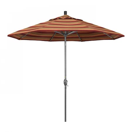 Patio Umbrella, Octagon, 101 H, Sunbrella Fabric, Astoria Sunset