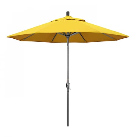 Patio Umbrella, Octagon, 101 H, Olefin Fabric, Lemon