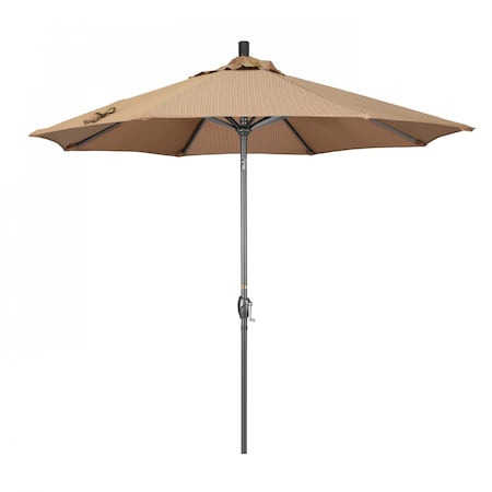 Patio Umbrella, Octagon, 101 H, Olefin Fabric, Terrace Sequoia