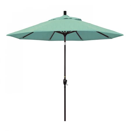 Patio Umbrella, Octagon, 101 H, Sunbrella Fabric, Spectrum Mist