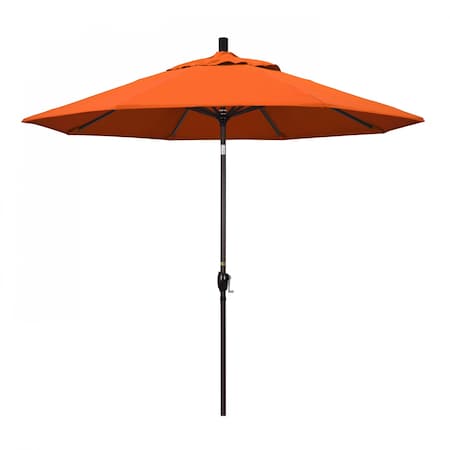 Patio Umbrella, Octagon, 101 H, Sunbrella Fabric, Melon