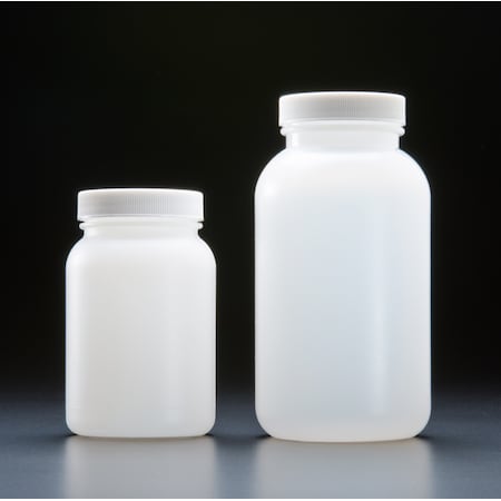 HDPE Wide Mouth Jar, 38-400mm Thread, White Closure, F217 Lined,