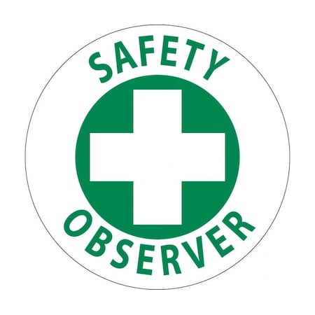 Safety Observer Hard Hat Emblem, Pk25