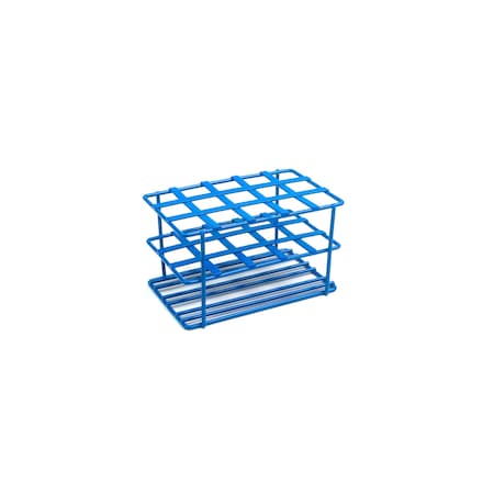 HDPE Coated Wire Tube Rack 15-Place For