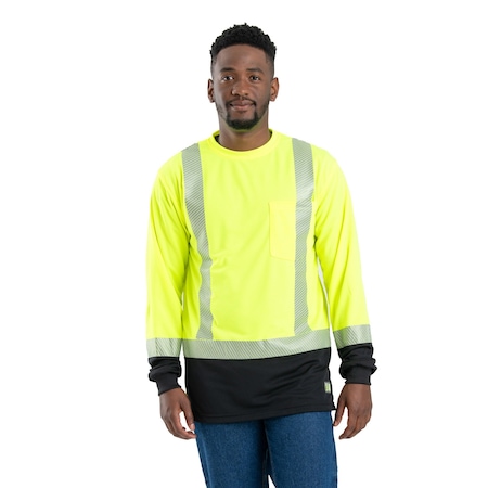 Hi Vis Class 3 Color Block Long Sleeve T