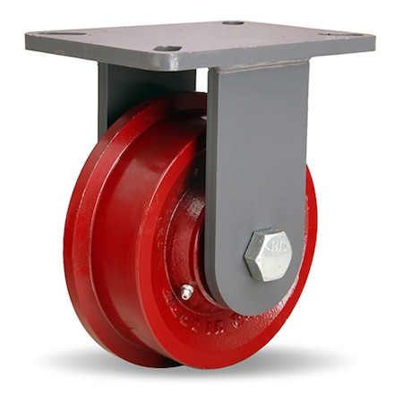 Rigid Caster,Ch 6-1/8X2-1/4 Ft Wheel