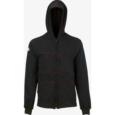 High Performance FR Zip Front Hoodie,Bl