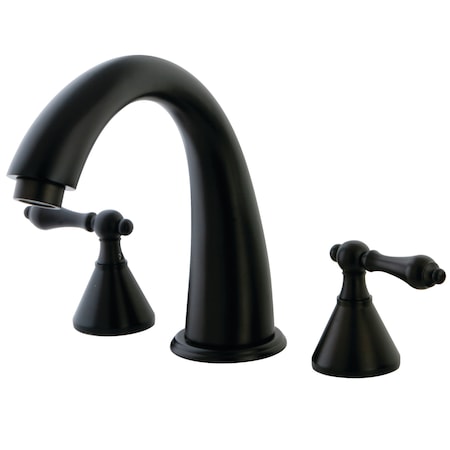 Roman Tub Faucet, Oil Rubbed Bronze, Deck Mount