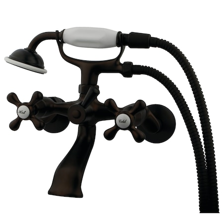 Wall-Mount Clawfoot Tub Faucet, Oil Rubbed Bronze, Tub Wall Mount