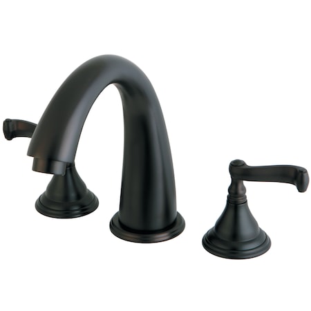 Roman Tub Faucet, Oil Rubbed Bronze, Deck Mount