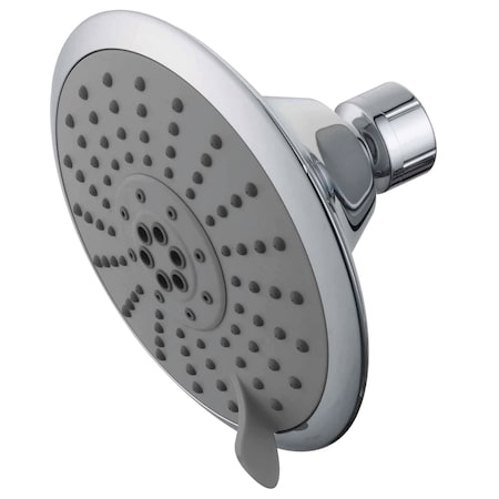 Shower Head, Polished Chrome, Wall Mount