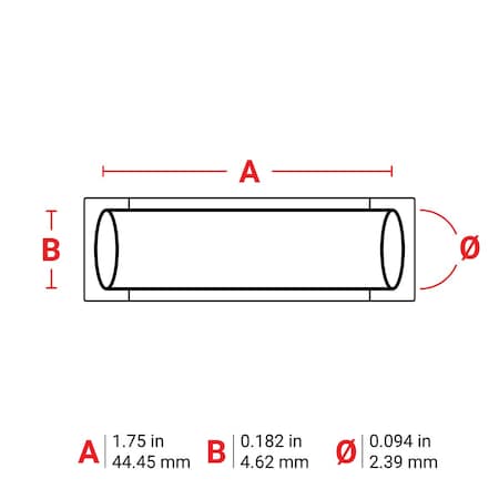 Sleeve,Polyolefin,Blue,1 3/4 W