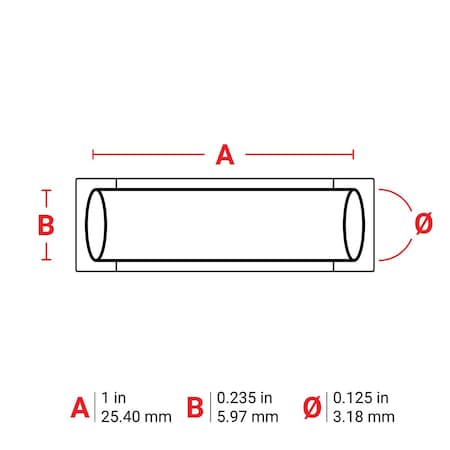 Sleeve,Polyolefin,Red,1 W