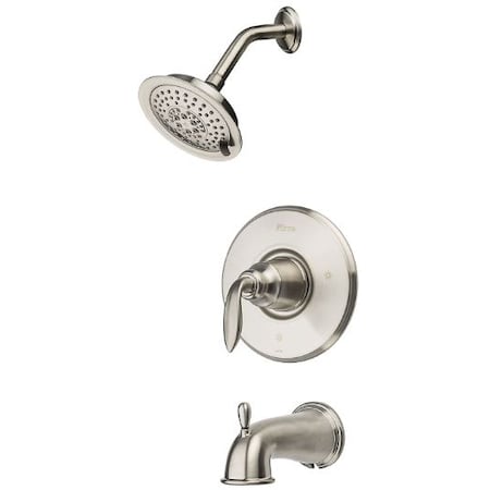 Single Handle 3 Hole Avalon Tub And Shower Trim,Brushed Nicke, Brushed Nickel