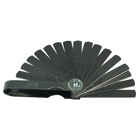 Feeler Gauge,Mini Blade,.010 - .035