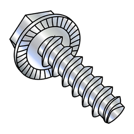 Serrated Washer Assortments,8-16x1,UNSL,PK3000, Wax Finish