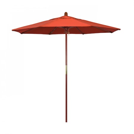 Patio Umbrella, Octagon, 93.13 H, Olefin Fabric, Sunset