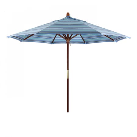 Patio Umbrella, Octagon, 97.5 H, Sunbrella Fabric, Dolce Oasis