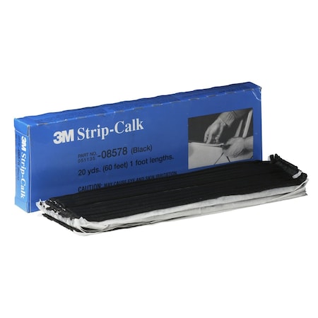 Strip Calk,Black,60,1 Ft. Strips Per Box