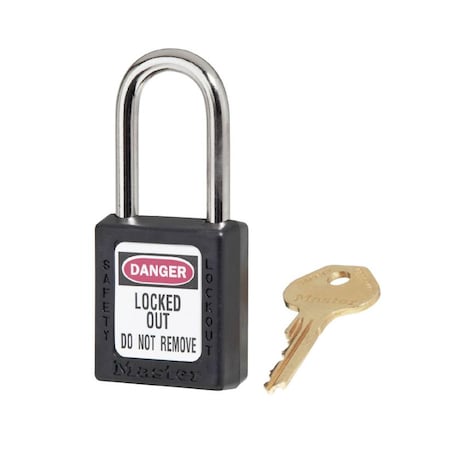 Black W/1 3/4Ft Body Safety Lock-Out P