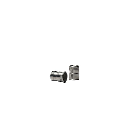 Nut Insert, 10/24 Thrd Sz, Steel, 100 PK