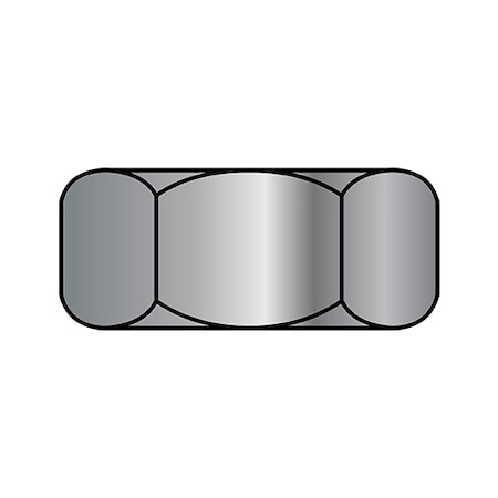 Hex Nut, 1-1/4-7, Steel, Galvanized, 1-1/16 In Ht, 30 PK