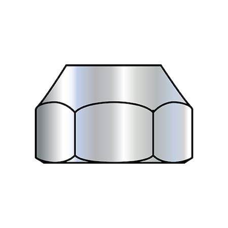 Hex Nut, 1/2-20, Steel, Grade 5, Zinc Plated, 500 PK