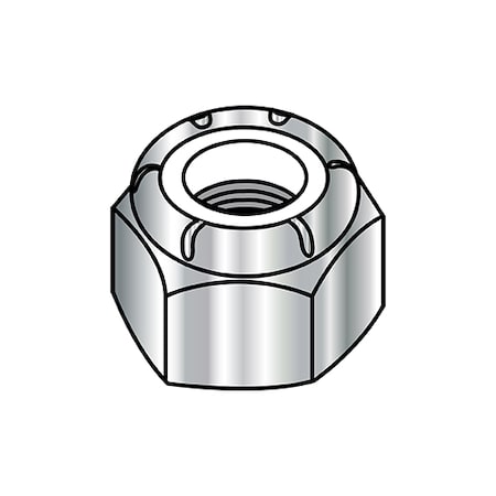 Hex Nut, 5/16-18, Stainless Steel, Not Graded, Plain, 0.329 To 0.359 In Ht, 1000 PK