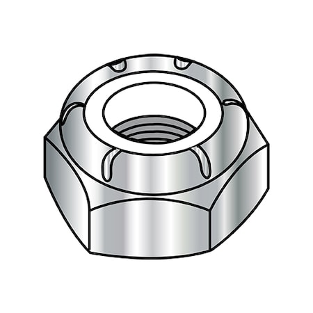 Lock Nut, #6-32, 18-8 Stainless Steel, Not Graded, 2000 PK