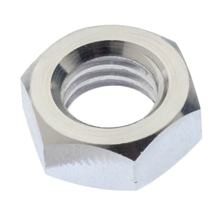 Hex Nut, M4, Titanium, Grade 2, Plain, 45/64 In Ht