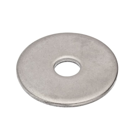 Flat Washer, Fits Bolt Size 1-1/2 ,316 Stainless Steel Plain Finish