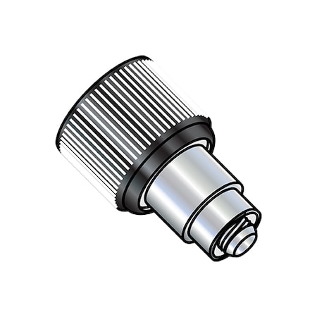 Captive Panel Screw, #6-32 Thrd Sz, 0.3 In Lg, Black Finish