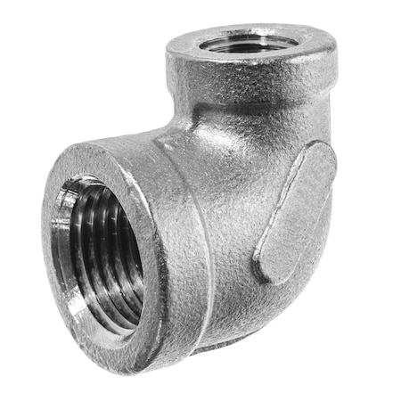 90 Elbow Reducer, Aluminum, 1 X 3/4 In