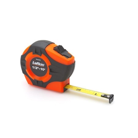 Hi-Viz Orange SAE/Metric Yellow Clad Tape Measure 1X9M/30FT