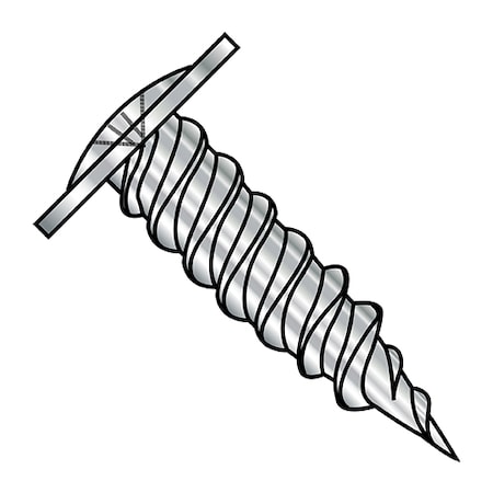 Self-Drilling Screw, #8 X 3/4 In, Plain 18-8 Stainless Steel Truss Head Phillips Drive, 3000 PK