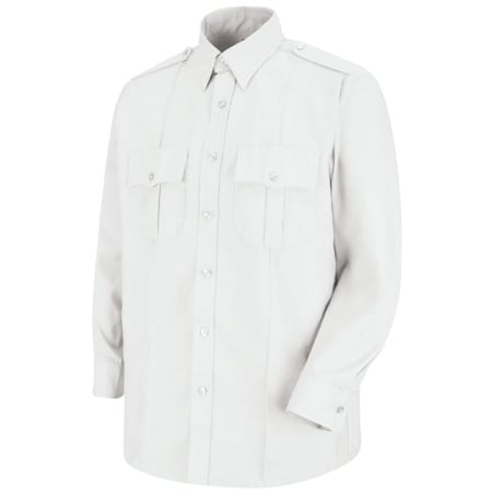 Mns L/S White Security Shirt