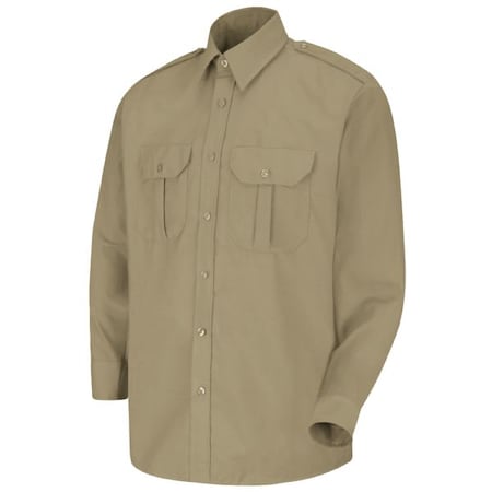 Mens Ls Khaki Security Shirt Epault