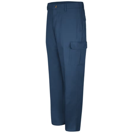 Mns Navy Cargo Pant W/Snaps Mtr Fl