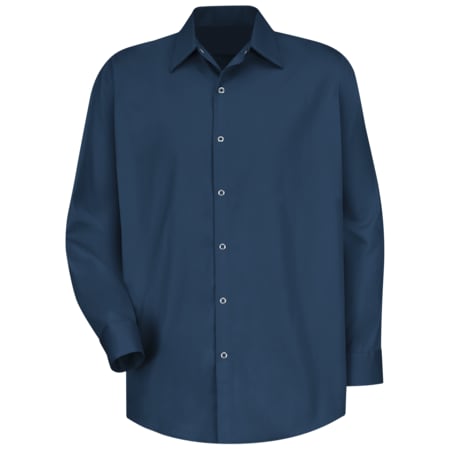 Mns Ls Navy Shirt No Pkt,XXL