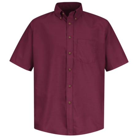 Mns Ss Button Down Poplin Shirt, By,XXL